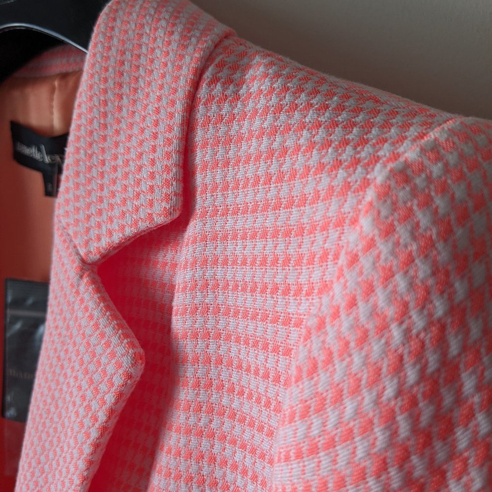 NWT Nanette Lepore Blazer Size (8) Tangerine - Picture 5 of 16